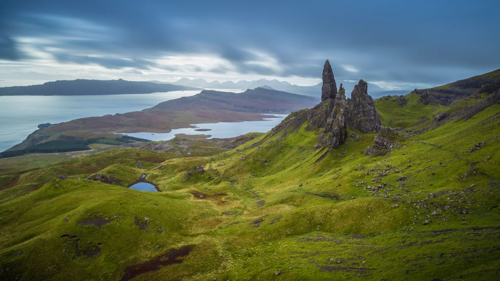 Ecosse, île de Sky : Old Man of Storr