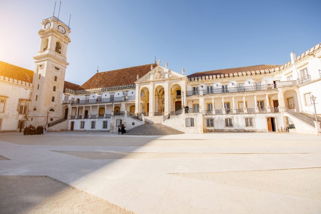 Coimbra city in Portugal